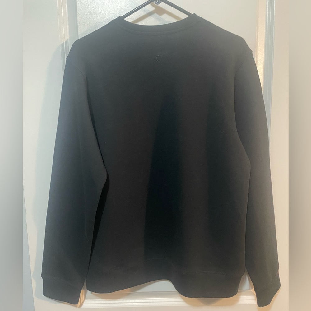 Zyia Mens Black Long Sleeve T with Front Zip Pocket Sz M - Picture 2 of 4